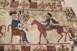 Carpet_Detail_Goddess and Horseman_Inv.no.1687-94_Photo by Leonard Kheifets